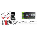 WLtoys mit Realzeitübertragung 5.8G Brummen mit HD Kamera 4CH R / C, das UFO fliegt, führte helles Berufsflugzeug FPV UFO V686G